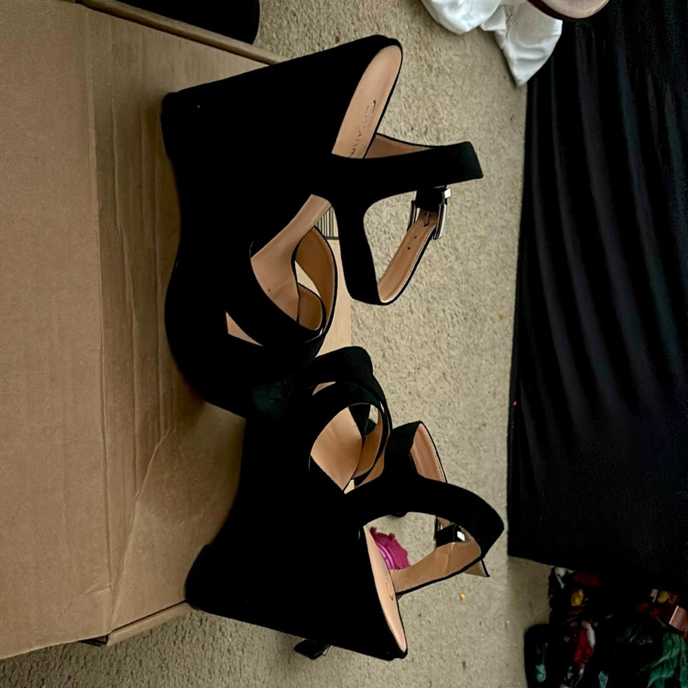 Wedges sturdy nice suede.